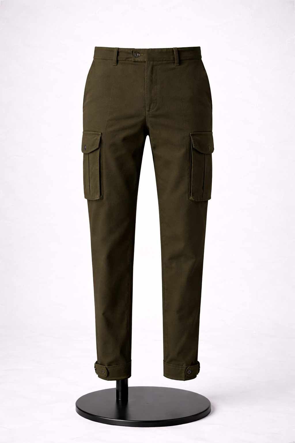 Dark Olive Cargo Chinos