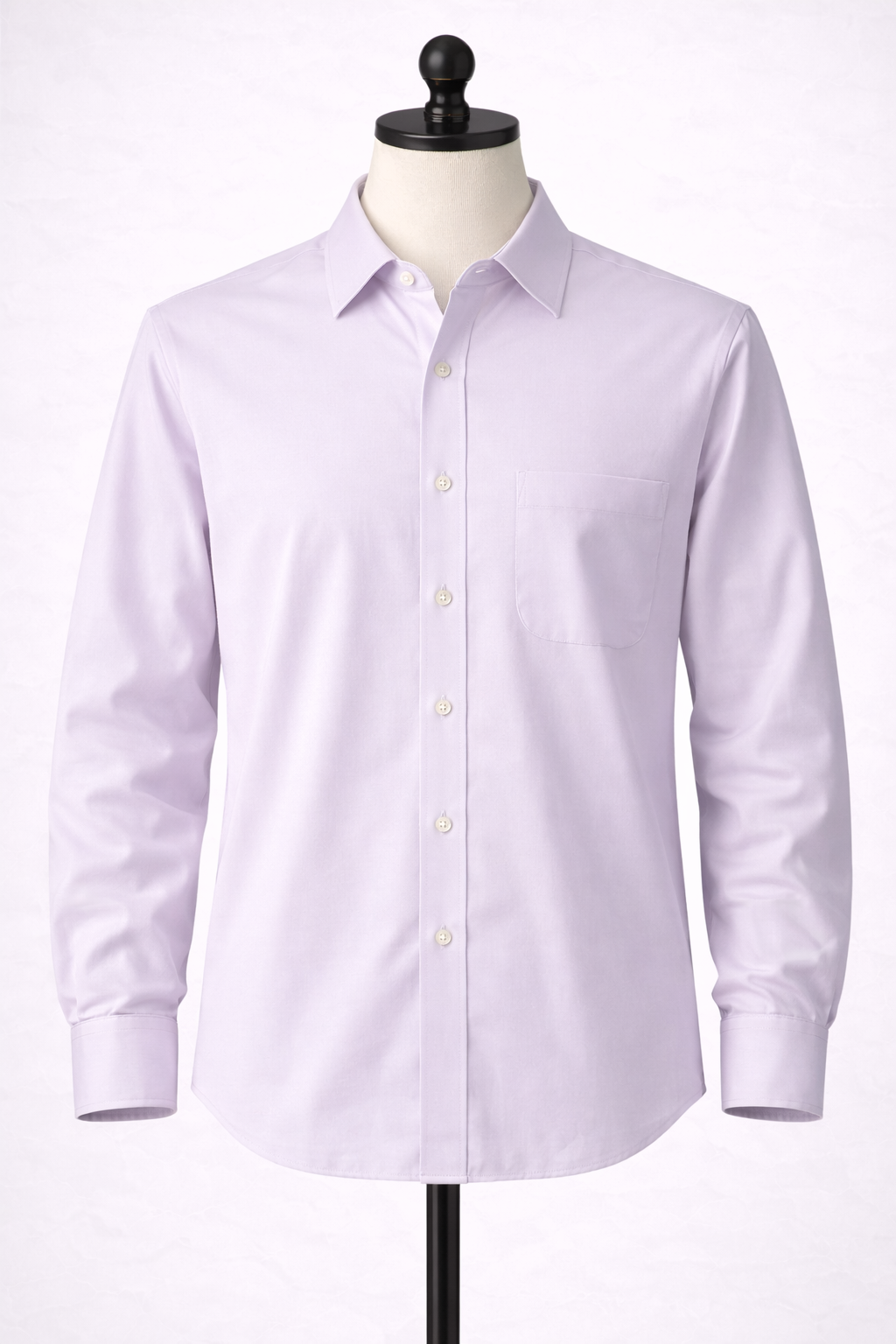 Lavender Poplin Dress Shirt